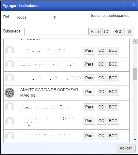 CorreoAVPara